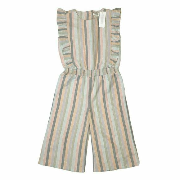 NWT Gymboree Striped Ruffle Romper 2T - Picture 1 of 5